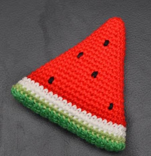 PATRON GRATIS SANDIA AMIGURUMI 49983 🍉