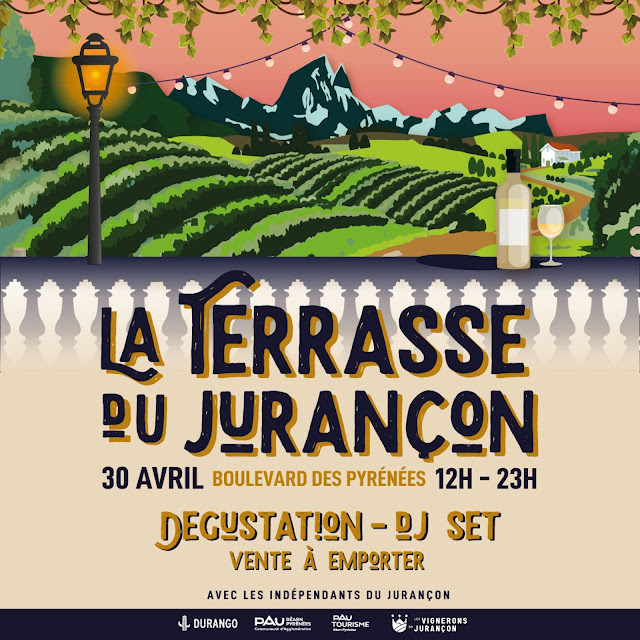 journée festive La terrasse du Jurançon 2022 autour des vins du Jurançon