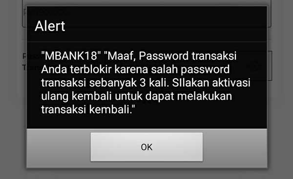 Solusi MBANK18 BNI Mobile Banking Password Terblokir