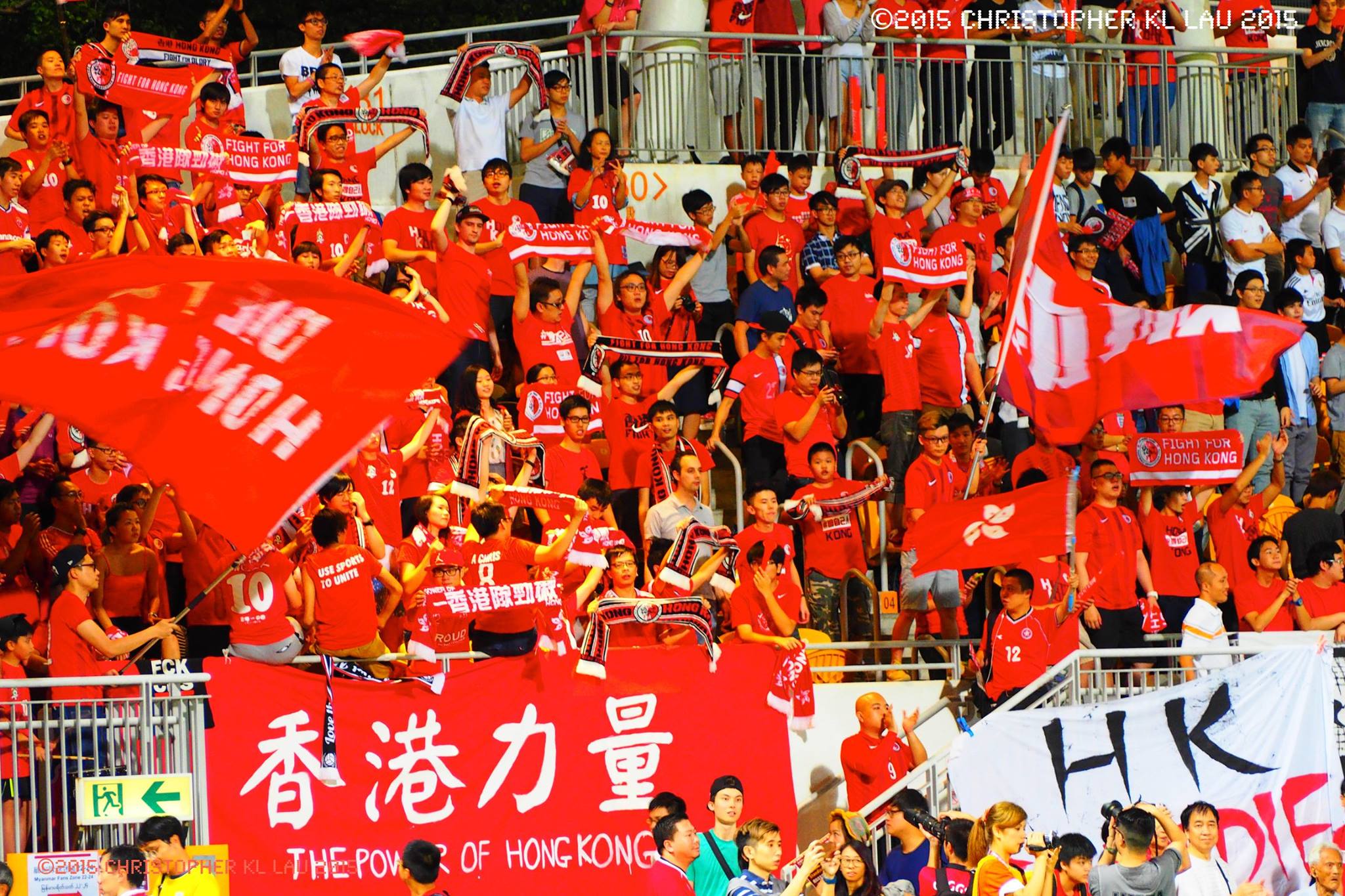 Photo Highlights - Hong Kong Versus Myanmar - HK win 5-0.