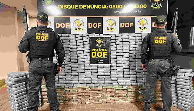 Denúncia anônima leva à apreensão de R$ 35 milhões em drogas em Dourados