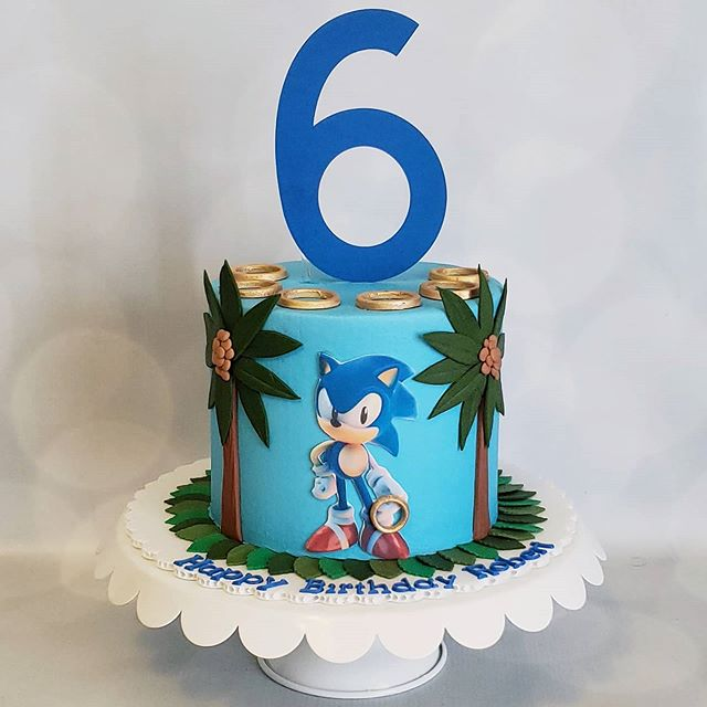 sonic birthday cake ideas