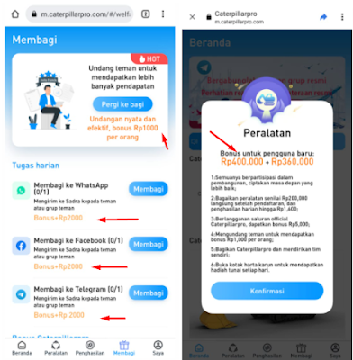 CaterpillarPro Apk Penghasil Uang Apakah Membayar & Aman?