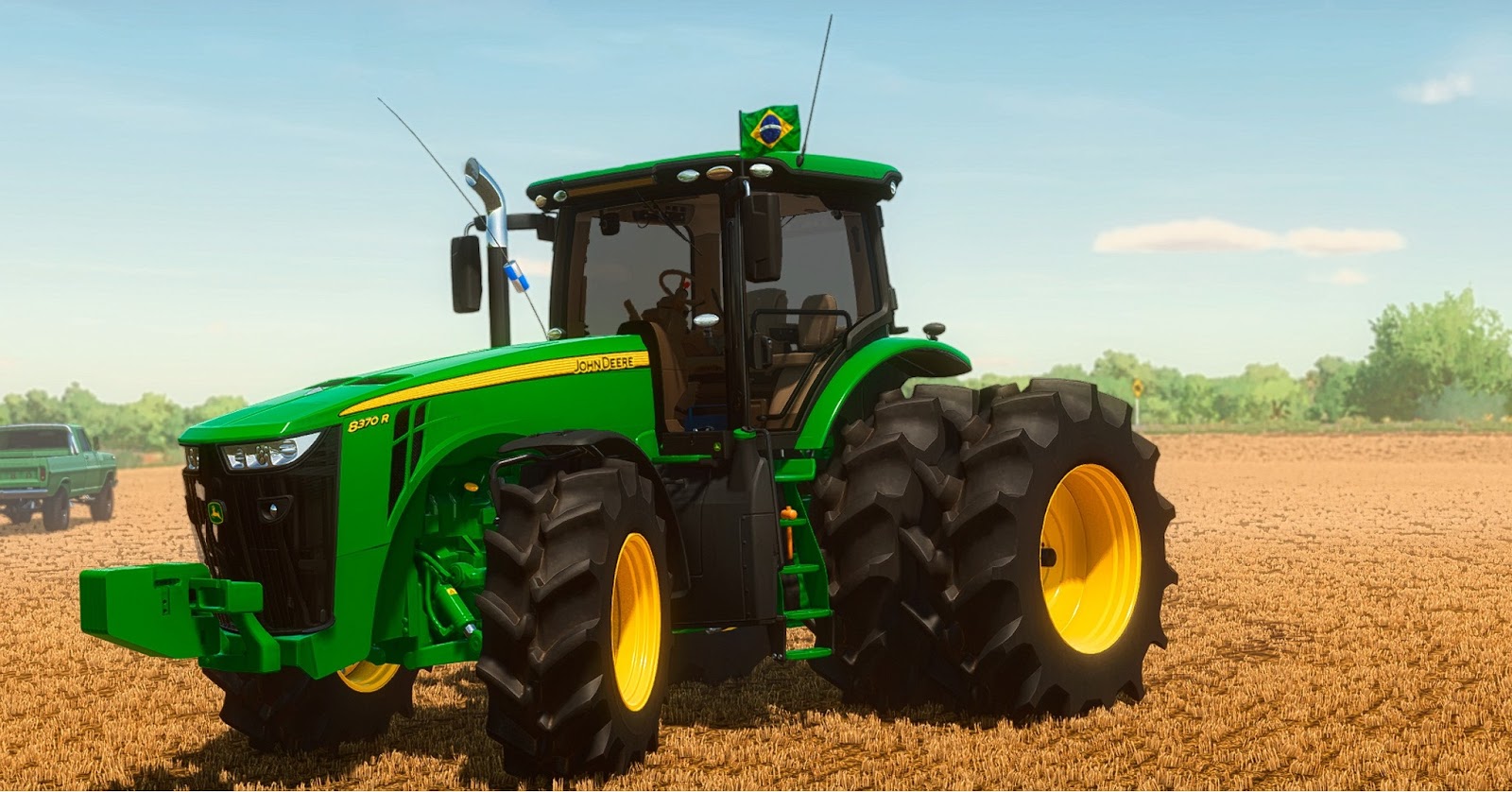 Farming Simulator 22  Testando o novo trator john deere 8r 