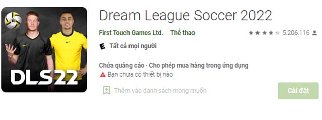 Dream League Soccer 2022 Android - Tải về APK mới nhất a