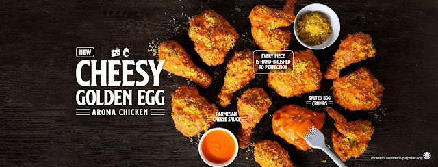 A&W New Cheesy Golden Egg Aroma Chicken