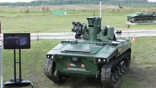 Rusia prepara robot Marker para destruir tanques en Ucrania
