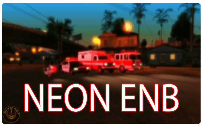 GTA San Andreas Neon ENB Mod