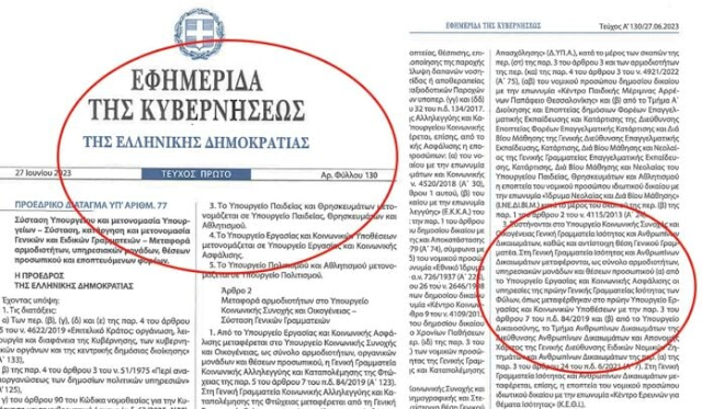 Καταργούν τα δυο φύλα με Προεδρικό Διάταγμα Πατέλη! Δεν είναι μόνον ο γάμος των ομοφύλων ζευγαριών – Πως εξηφανίσθησαν μέσα σε μια νύκτα οι έννοιες των φύλων «άρρεν – θήλυ»