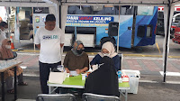 Jasa Raharja DKI Jakarta Barat Bersama Mitra Adakan Samsat Keliling dan Pos Pelayanan Kesehatan Gratis di Cara “HBKB”