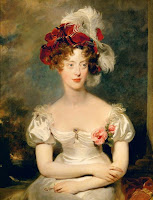 Romantic painter Delacroix's friend, Portrait of Duchess of Berry by Sir Thomas Lawrence