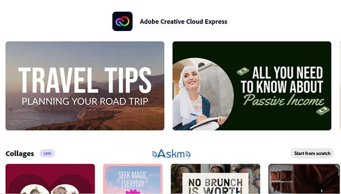 Adobe Creative Cloud Express: eAskme