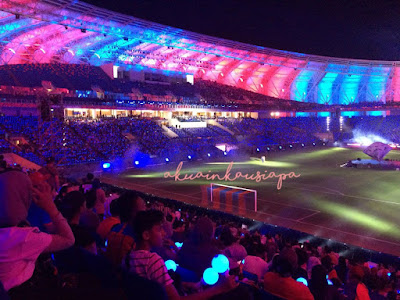 suasana dalam stadium jdt