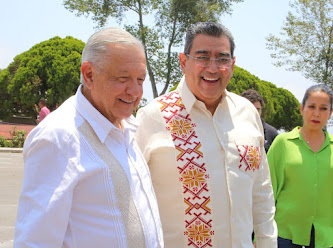 “Vamos a seguir apoyando a Puebla y al gobernador Sergio Salomón”: AMLO