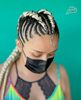 simple cornrows for natural hair