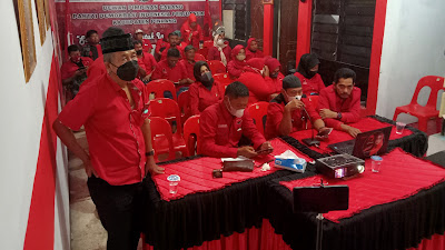 Lewat Virtual, DPC PDIP kabupaten Pinrang Ikuti Pendidikan Kader Tingkat Pratama Perempuan Dan Milenial