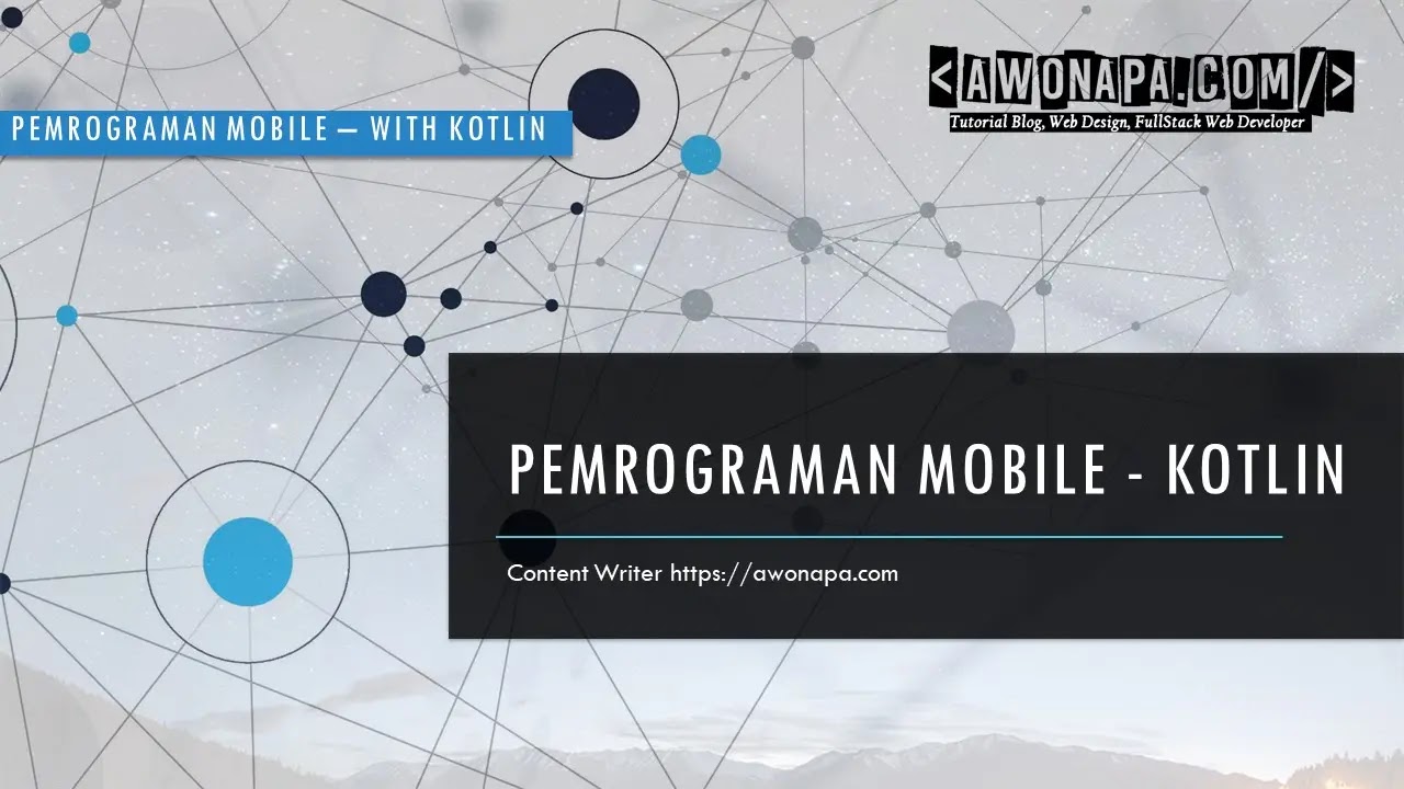Pemrograman Mobile Kotlin