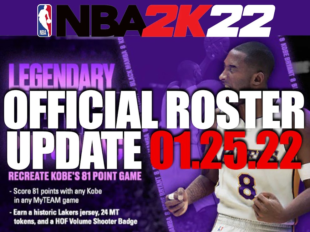 NBA 2K22 OFFICIAL ROSTER UPDATE 01.25.22 LATEST TRANSACTIONS & UPDATED RATINGS