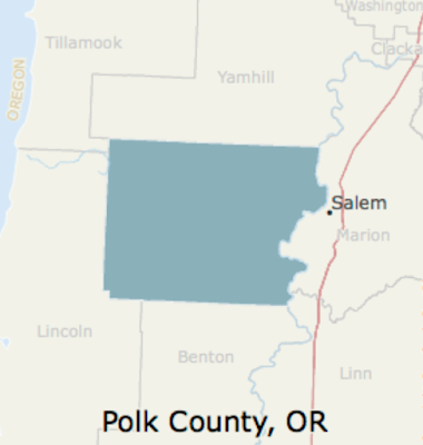 Polk County Oregon ZIP Code