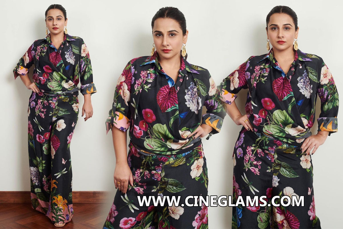 Bollywood Vidya balan floral dress new photoshoot