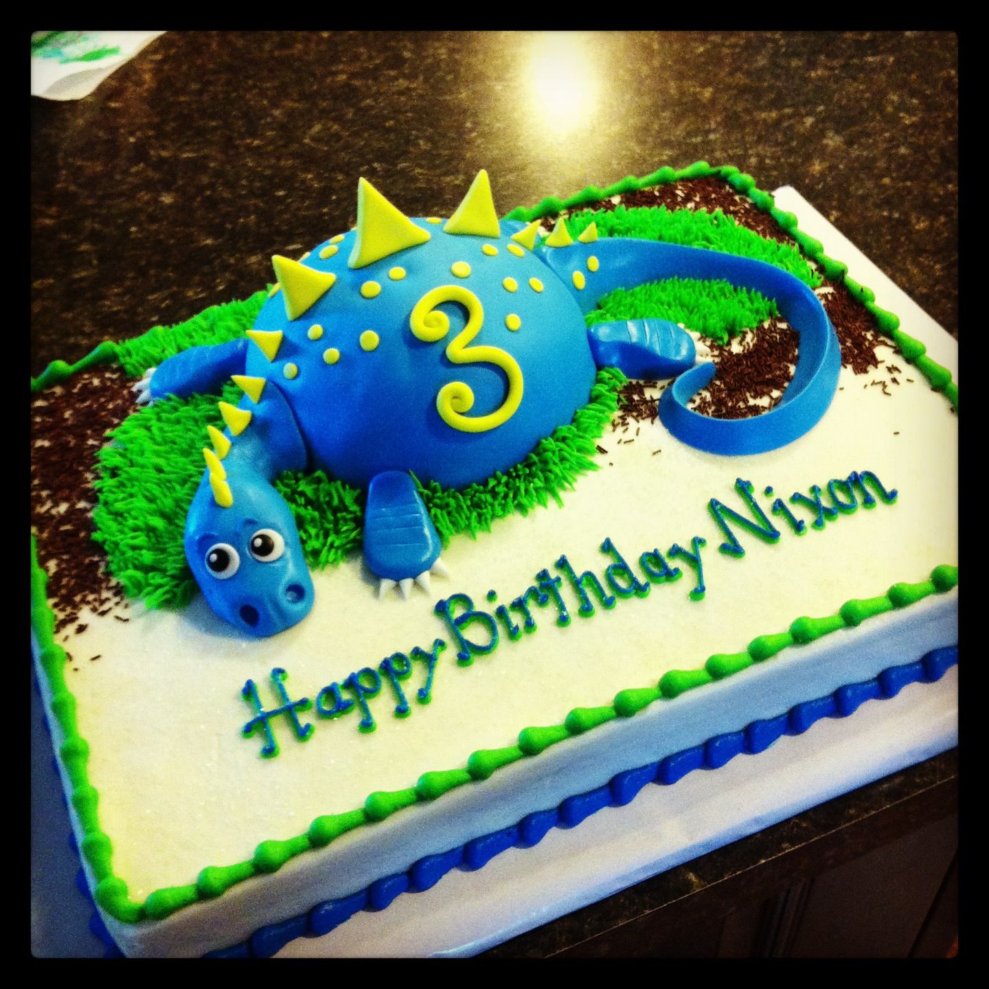 Dinosaur Birthday Cakes