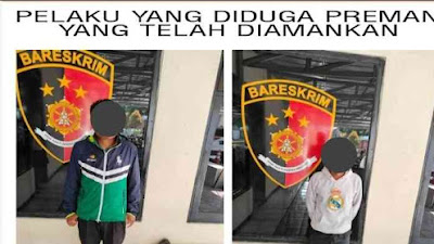 Kepolisian Amankan 2 Orang Terduga Pelaku Premanisme di Megamendung Puncak Bogor