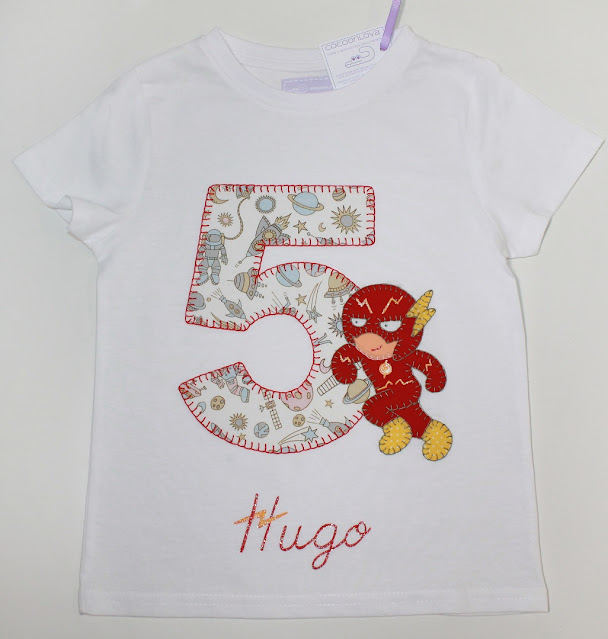 camiseta de cumpleaños flash