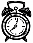 Clipart of alarm clock