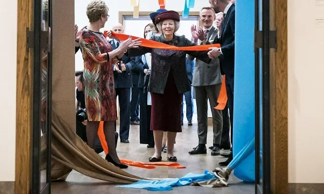 Princess Beatrix of the Netherlands opened a new exhibition and a new wing at the Singer Laren Museum