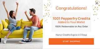 Pepperfry FREE ₹1001