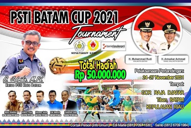 Rebut Total Hadiah Rp.50 Juta, 32 Tim Siap Bertarung di PSTI Batam Cup 2021