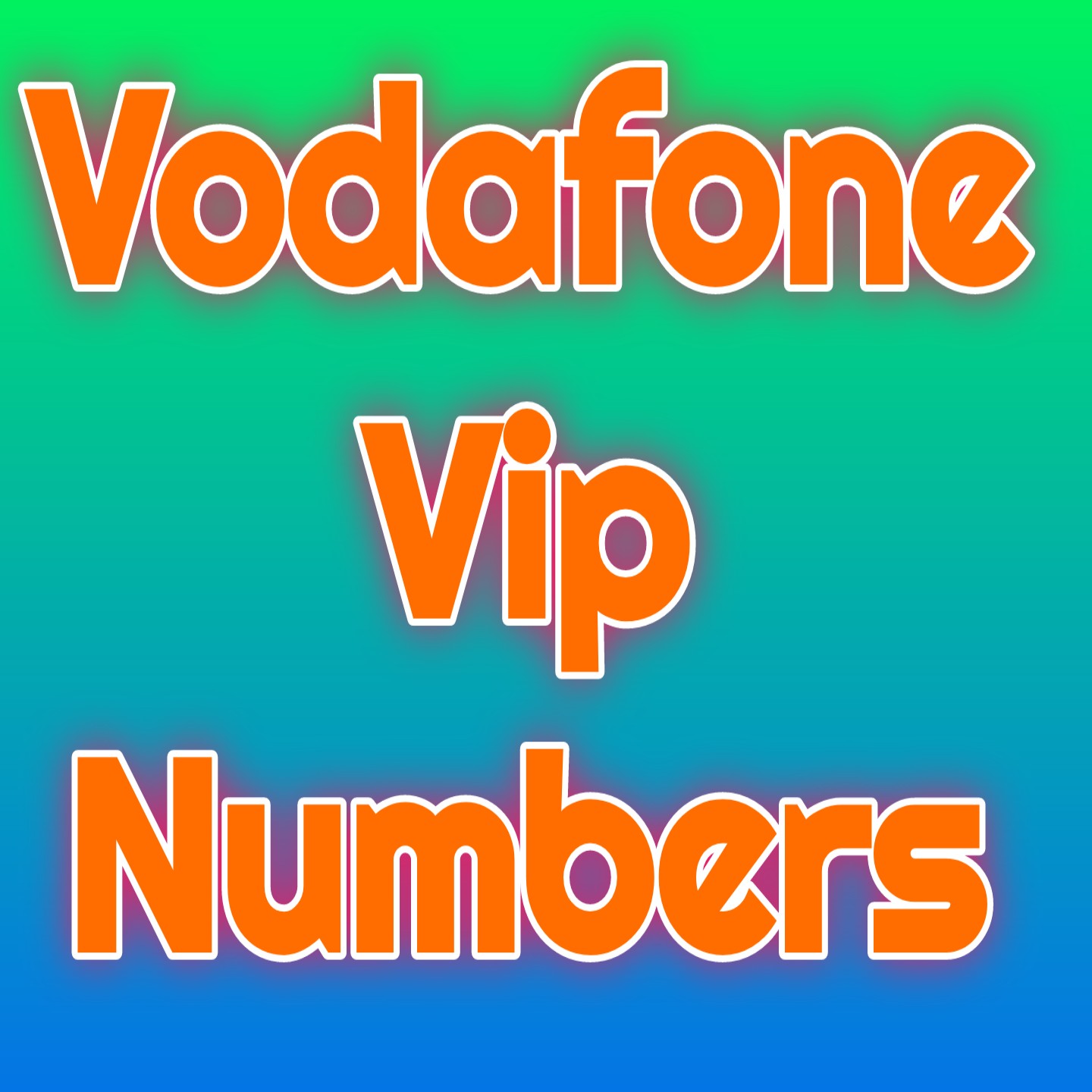 Vodafone Vip Number