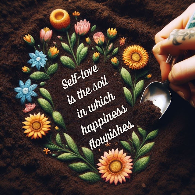 Self-love is the soil in which happiness flourishes.