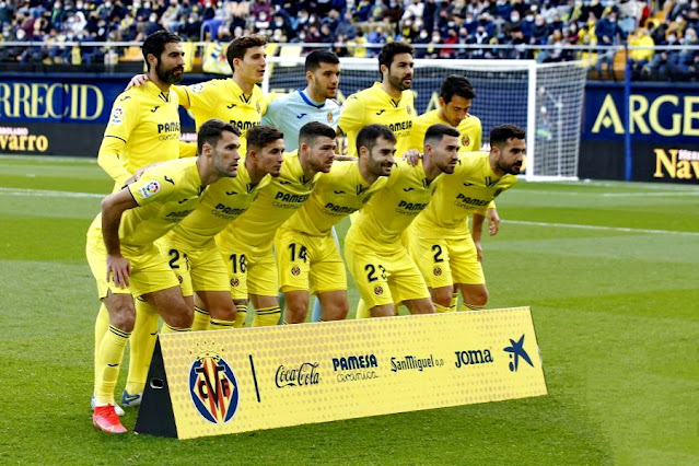 VILLARREAL C. F. Temporada 2021-22. Raúl Albiol, Pau Torres, Rulli, Iborra, Parejo. Pedraza, Yéremi Pino, Alberto Moreno, Manu Trigueros, Moi Gómez, Mario Gaspar. VILLARREAL C. F. 3 R. C. D. MALLORCA 0 Sábado 22/01/2022, 16:15 horas. Campeonato de Liga de 1ª División, jornada 22. Villarreal, Castellón, estadio de La Cerámica: 13.207 espectadores. GOLES: 1-0: 12’, Franco Russo, en propia puerta. 2-0: 34’, Manu Trigueros. 3-0: 87’, Dani Parejo, de penalti.