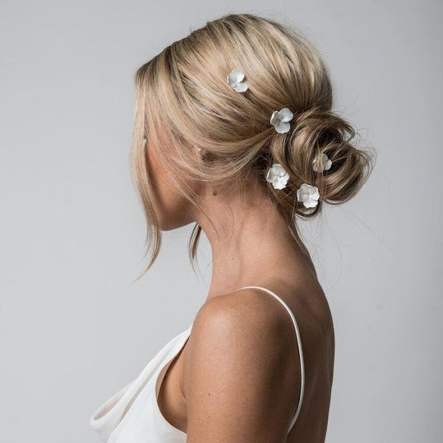 Bridal Hairstyles for White Weddings