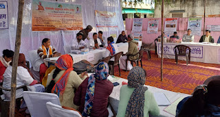 आगूंचा में मुख्यमंत्री आयुष्मान आरोग्य चिकित्सा शिविर में 119 लोग लाभान्वित।
