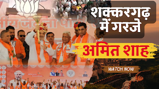 भीलवाड़ा के शक्करगढ़ में अमित शाह की विशाल जनसभा में उमड़ा सैलाब