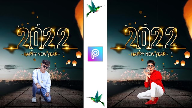 Happy New Year 2022 Photo Editing Tutorial | Picsart Photo Editing | 2022 Happy New Year Editing