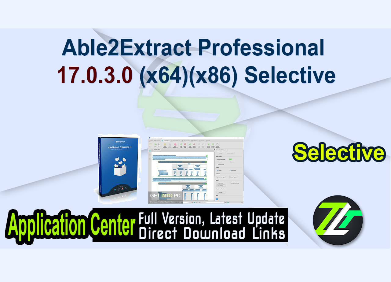 Able2Extract Professional 17.0.3.0 (x64)(x86) Selective
