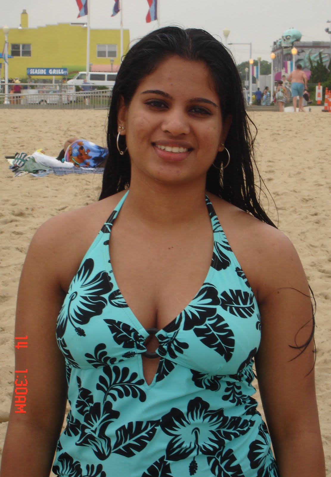 Hot Tamil Aunty in Public Place