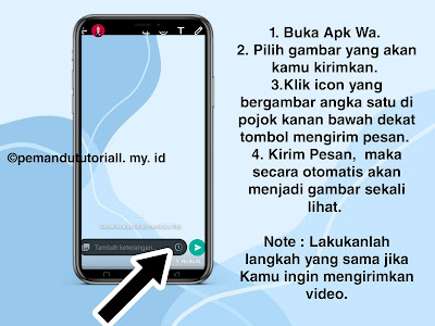 Bagaimana cara menggunakan fitur sekali lihat di aplikasi wa