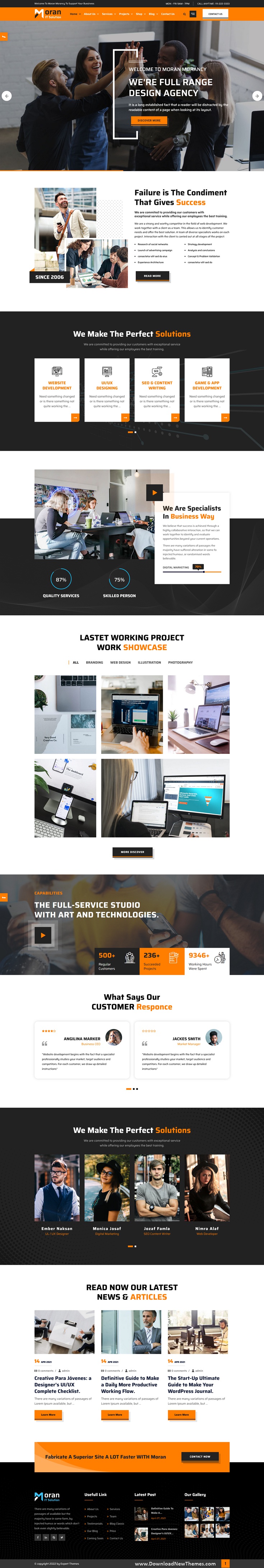 Moran - Technology & IT Solutions WordPress Theme Review