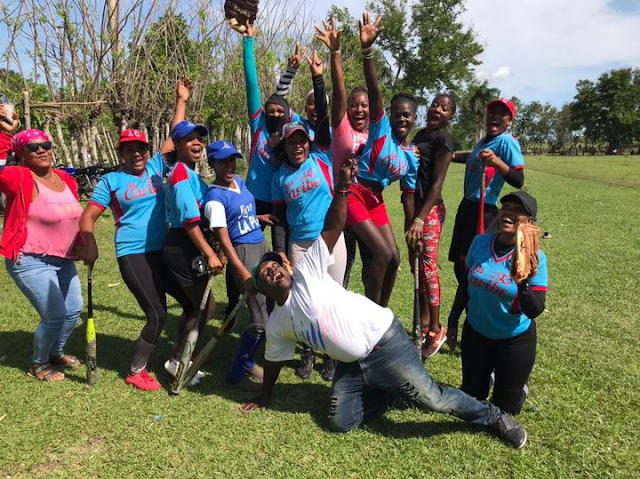 El equipo Las Caribes de Bejucal barren el piso con Las mujeres de Cachena y Consuelo