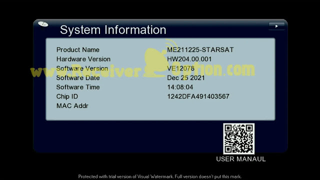 STARSAT GX6605S COMBO HW204.00.001 NEW UPDATE WITH SAT2IP, TIKTOK, DLNA RENDER OPTION 25 DECEMBER 2021