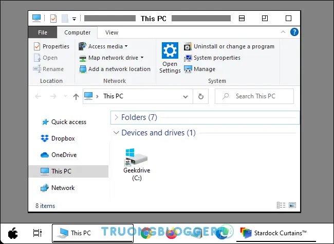 Cách tạo theme tùy chỉnh trên Windows 10 với Stardock Curtains