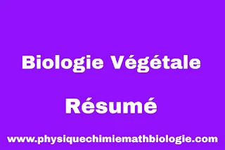 Résumé Biologie Végétale (L1-S2-SNV)