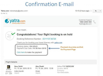 Comfirmation Email
