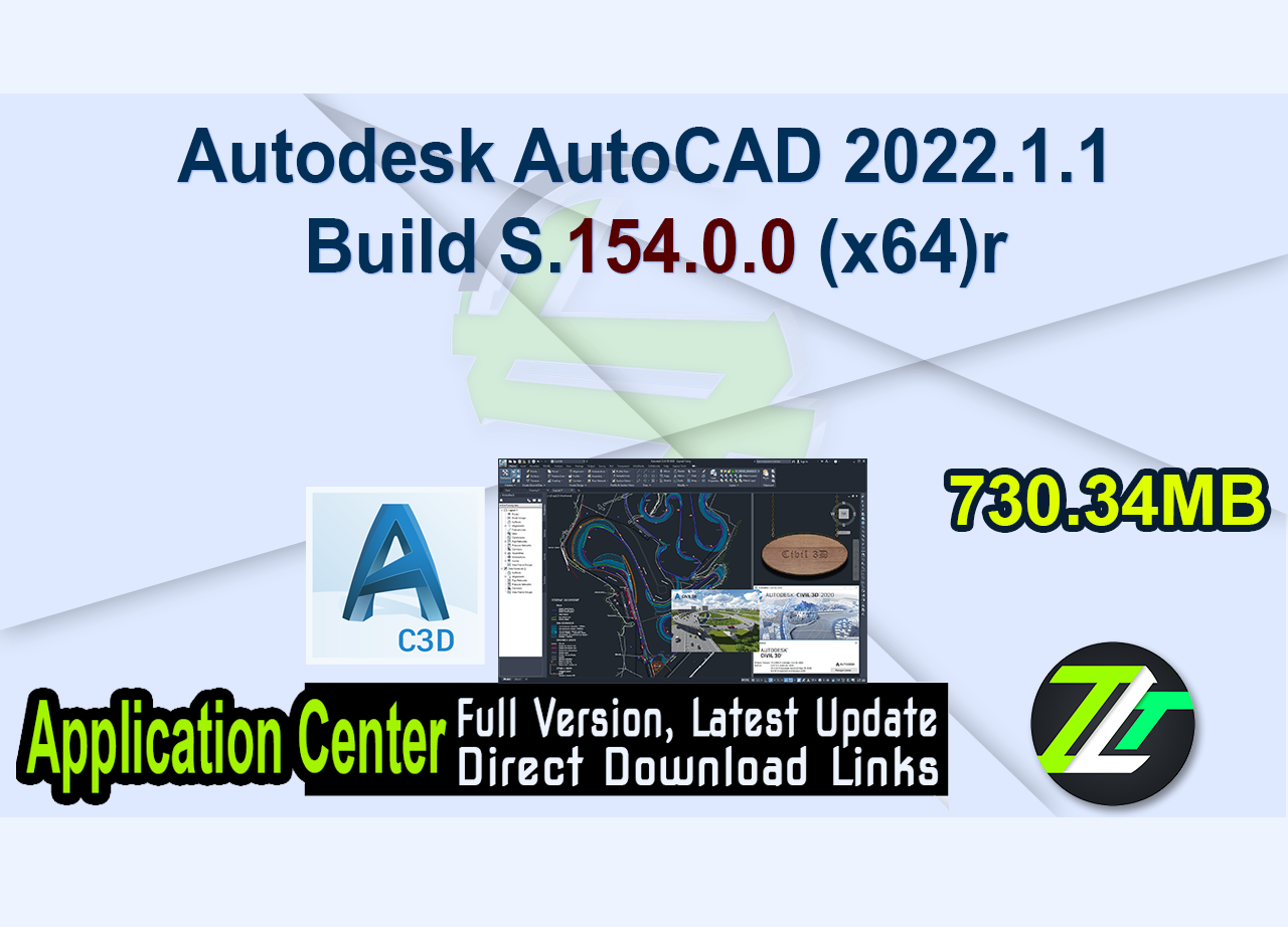 Autodesk AutoCAD 2022.1.1 Build S.154.0.0 (x64)