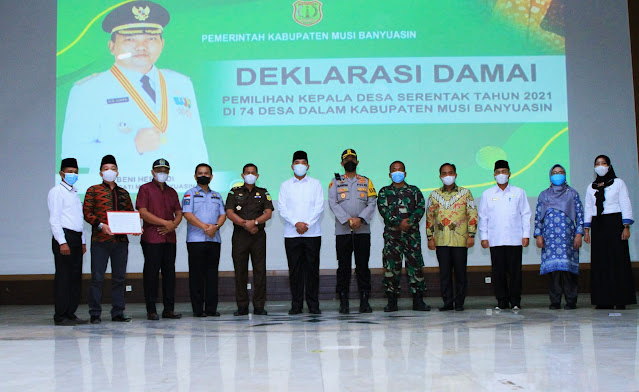 Deklarasi Damai Pilkades, Ciptakan Situasi Kondusif di Muba