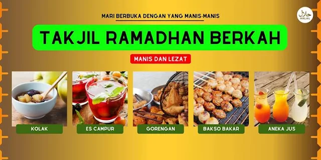 Spanduk Takjil Ramadhan Tinggal Edit